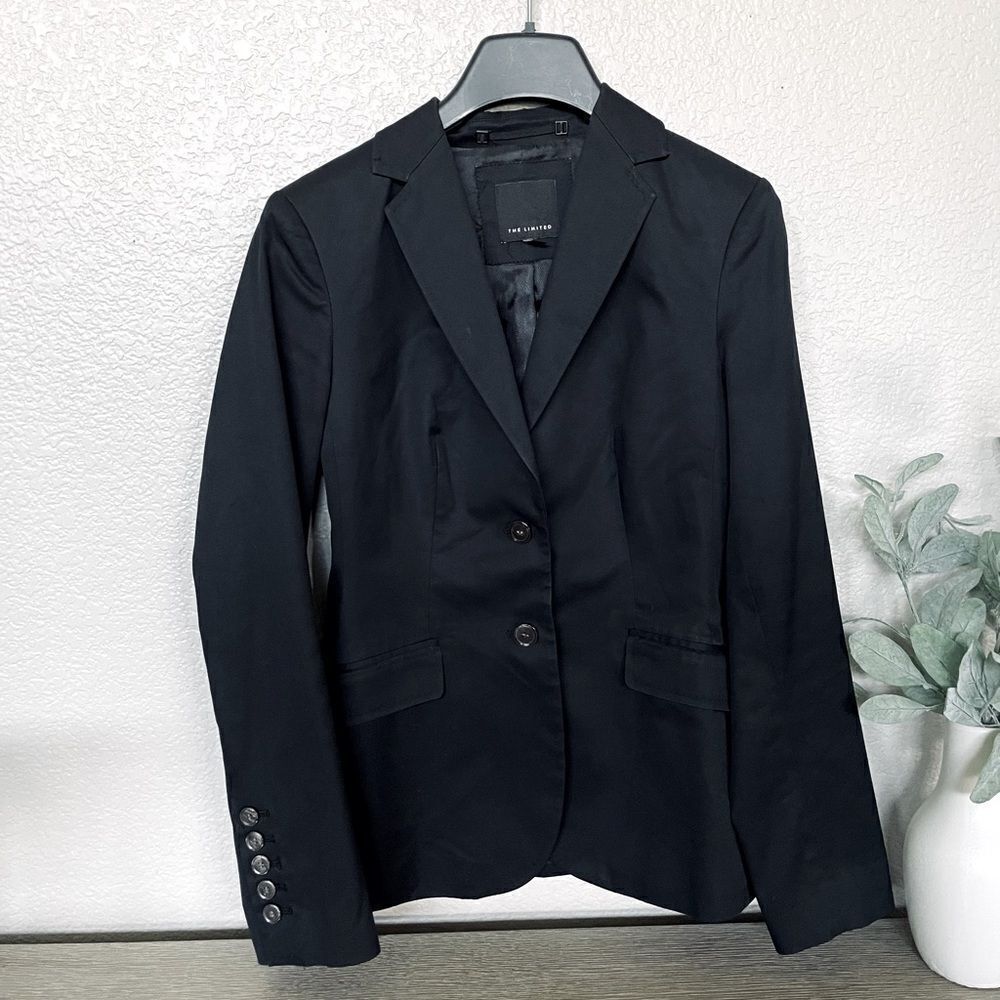 The Limited Black Blazer Professional Menswear Work Jacket Coat 2